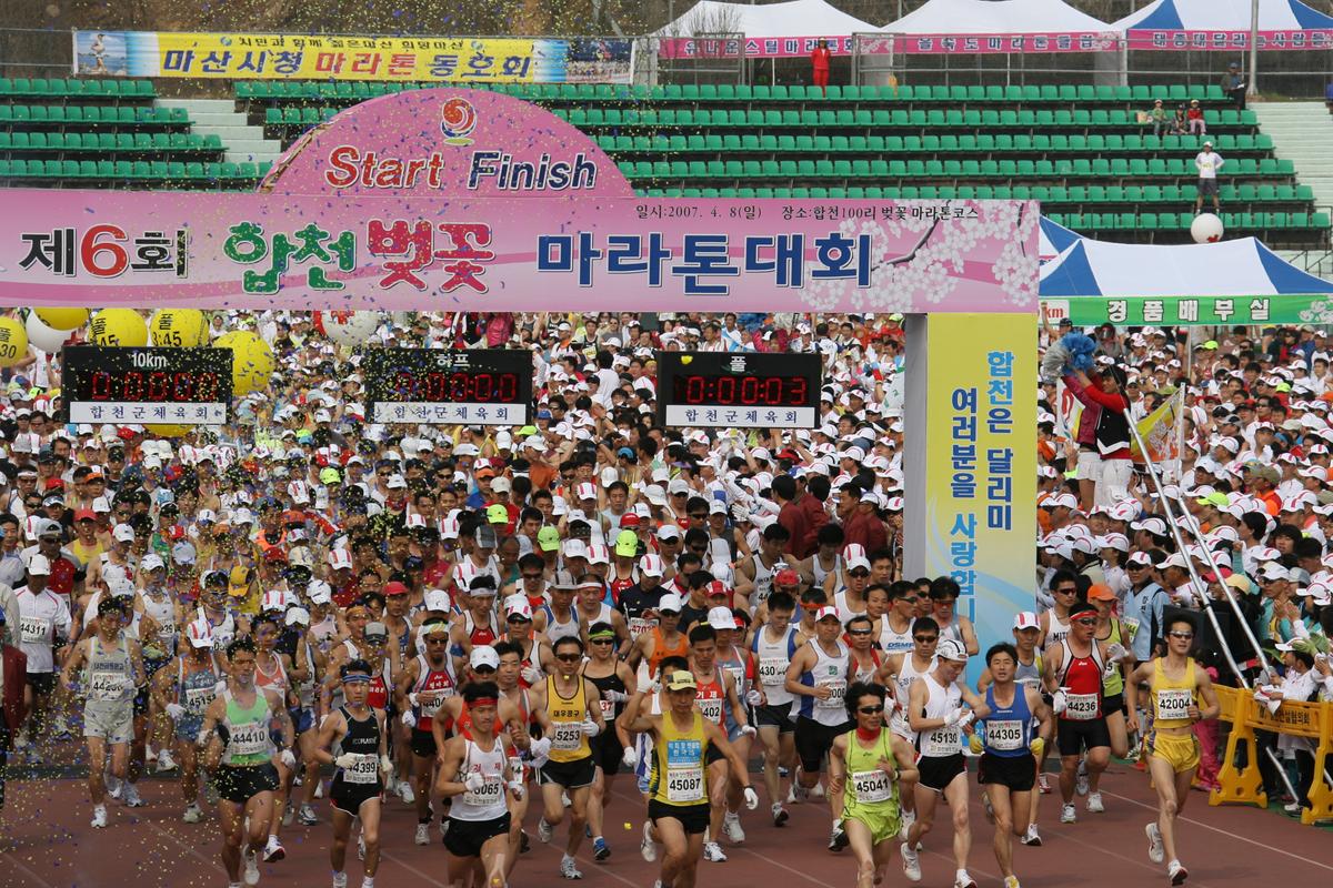 제6회 합천 벚꽃축제 마라톤대회