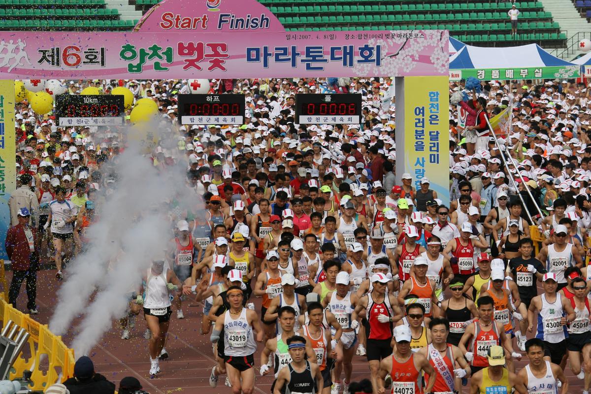 제6회 합천 벚꽃축제 마라톤대회