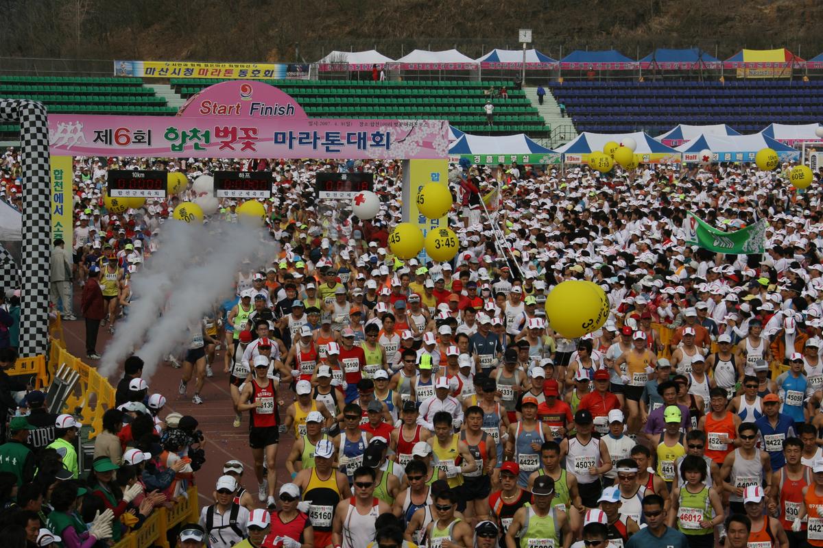 제6회 합천 벚꽃축제 마라톤대회