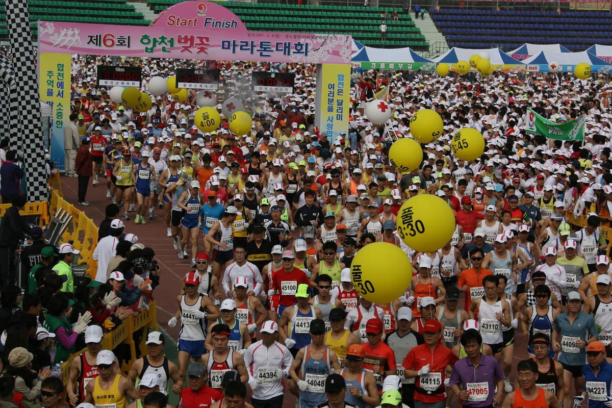 제6회 합천 벚꽃축제 마라톤대회