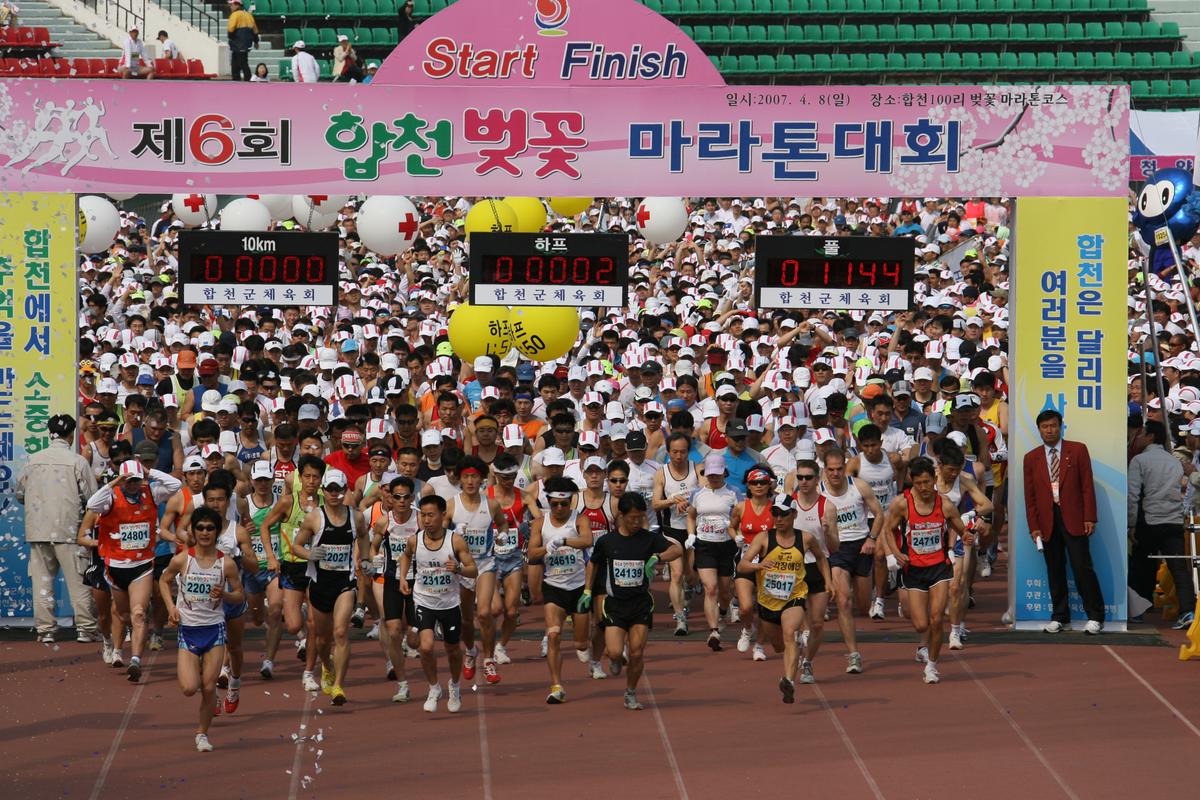 제6회 합천 벚꽃축제 마라톤대회