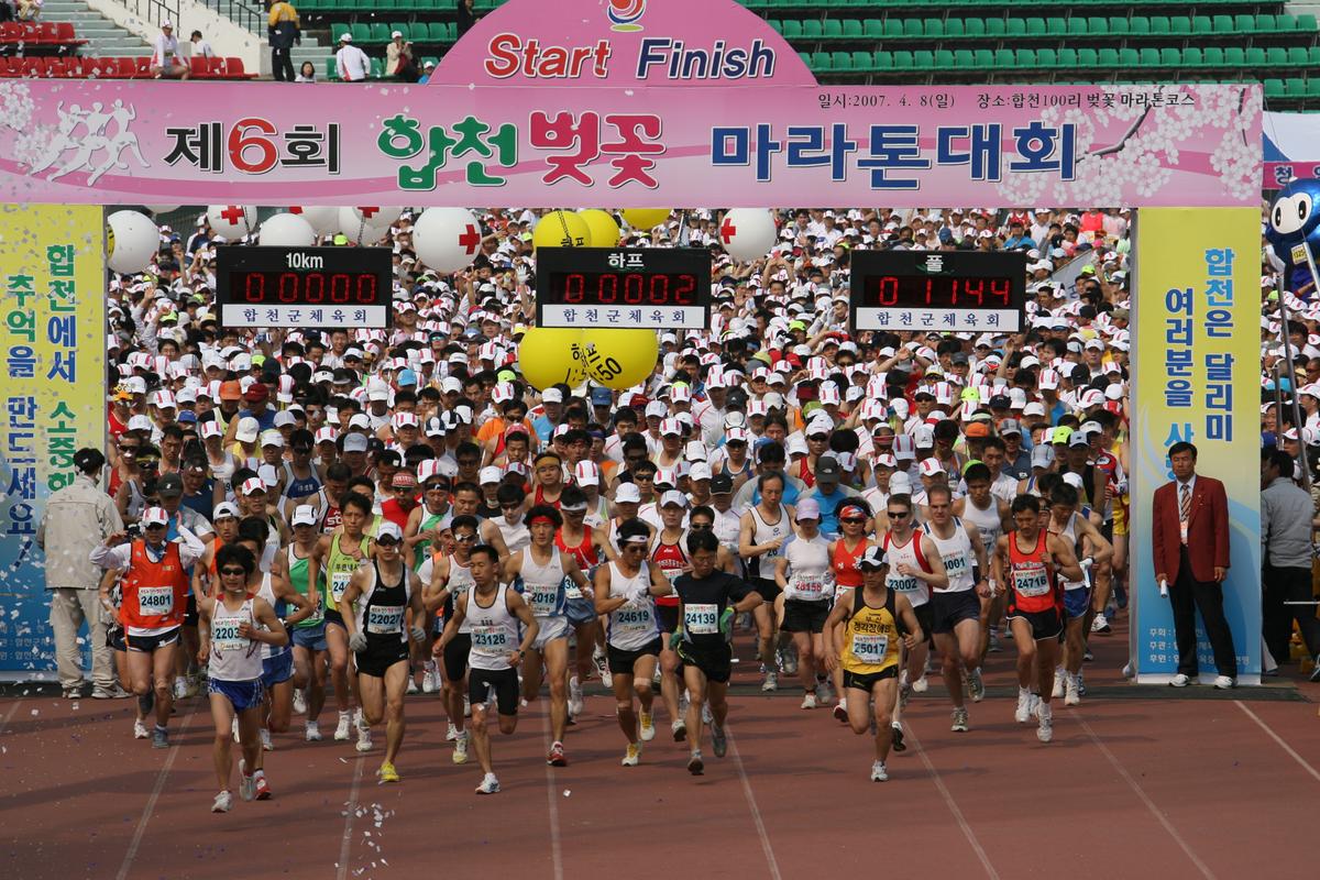 제6회 합천 벚꽃축제 마라톤대회