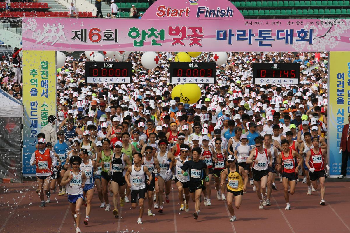 제6회 합천 벚꽃축제 마라톤대회