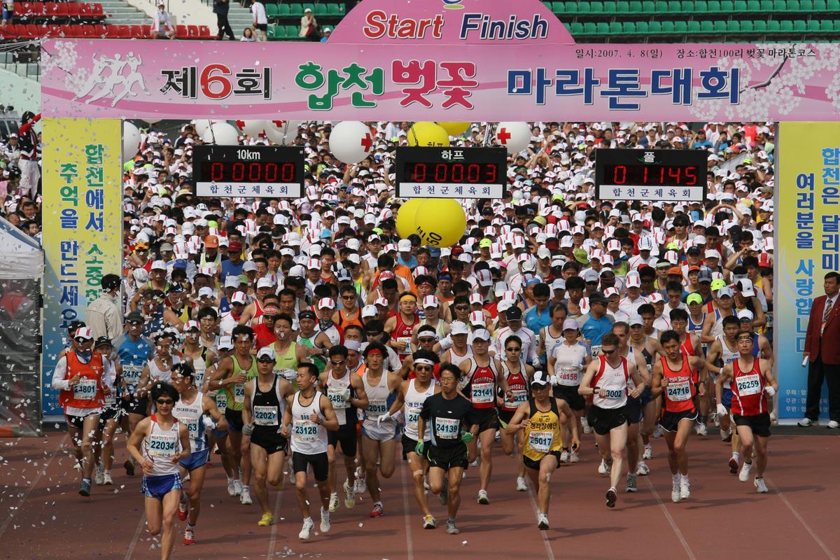 제6회 합천 벚꽃축제 마라톤대회