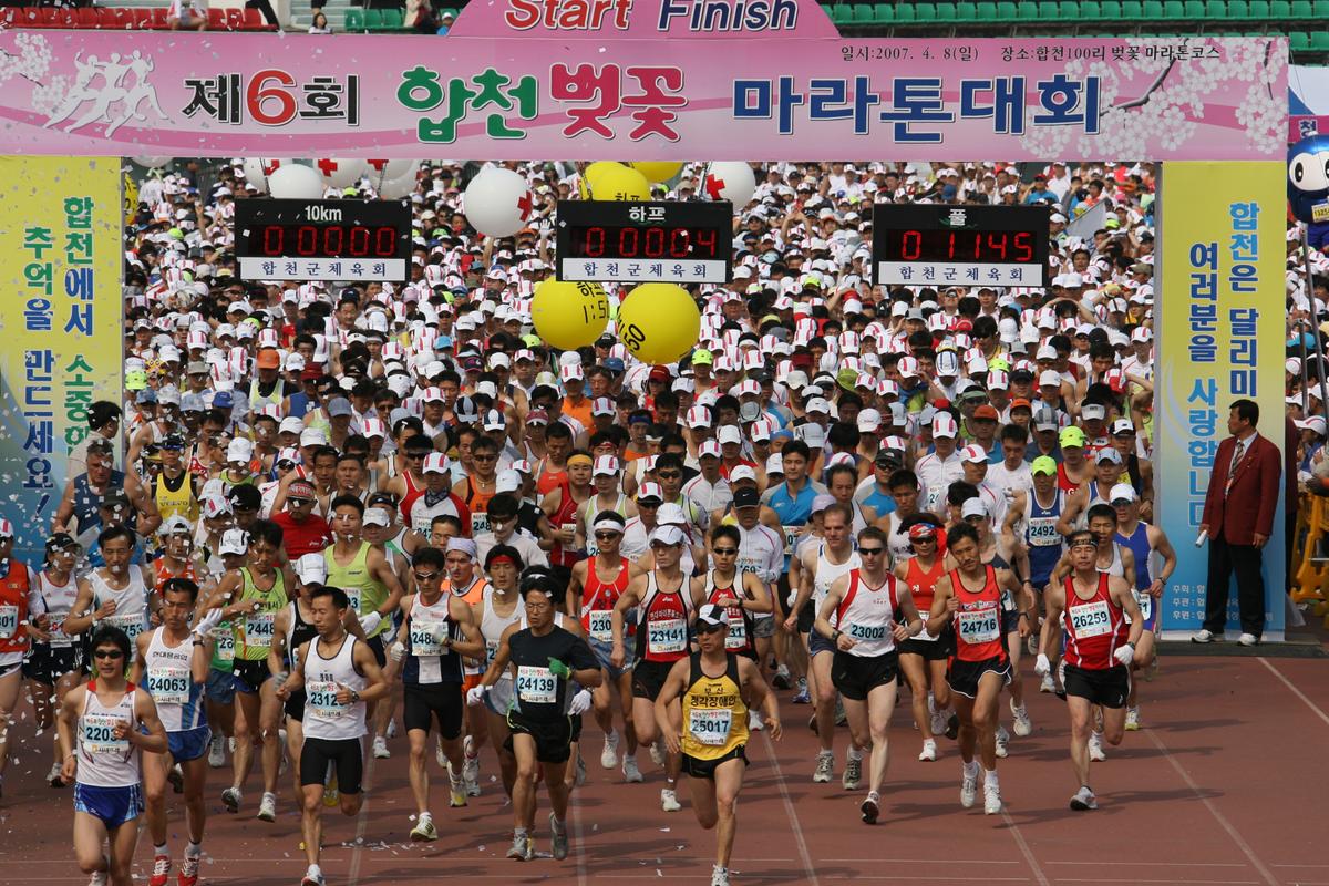 제6회 합천 벚꽃축제 마라톤대회