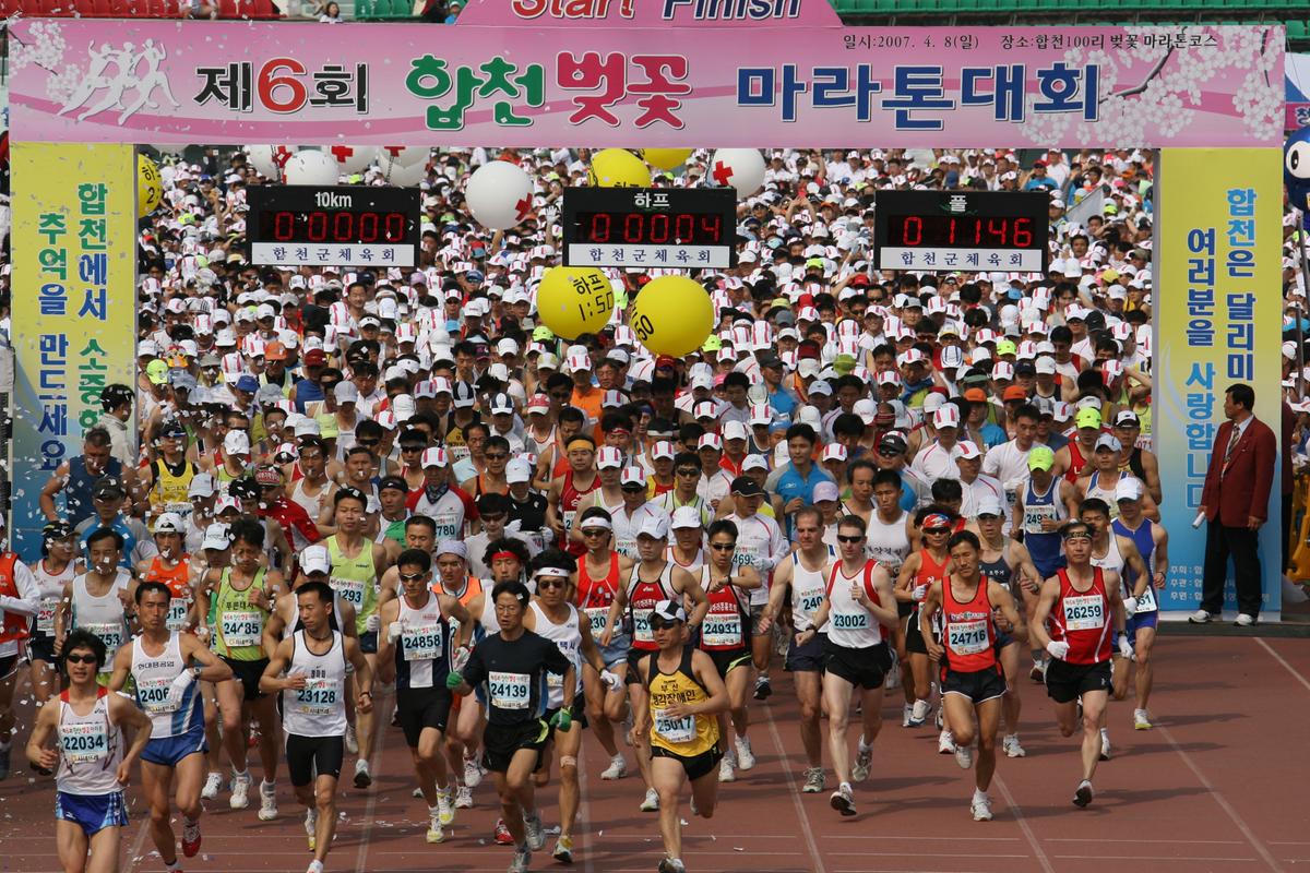 제6회 합천 벚꽃축제 마라톤대회