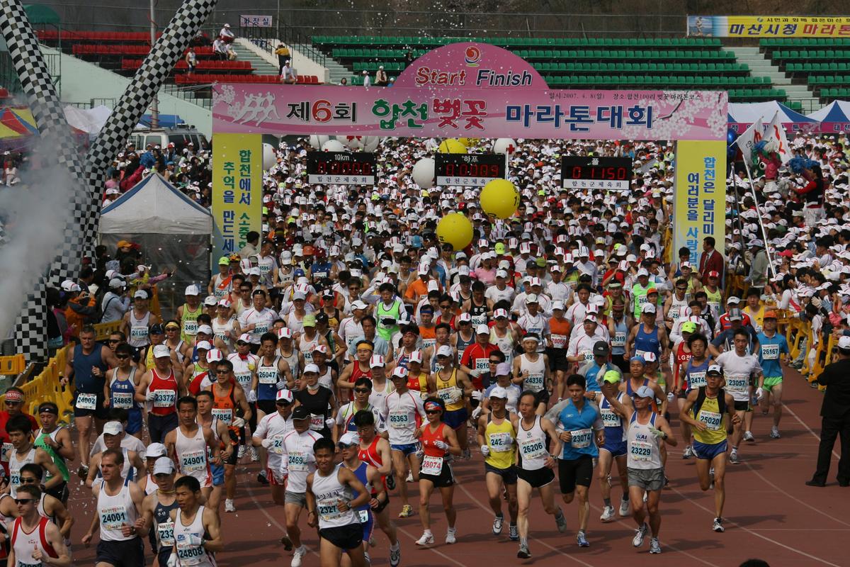제6회 합천 벚꽃축제 마라톤대회