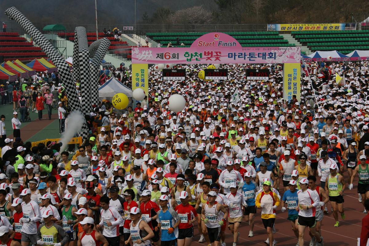 제6회 합천 벚꽃축제 마라톤대회