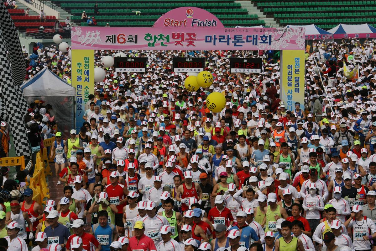 제6회 합천 벚꽃축제 마라톤대회