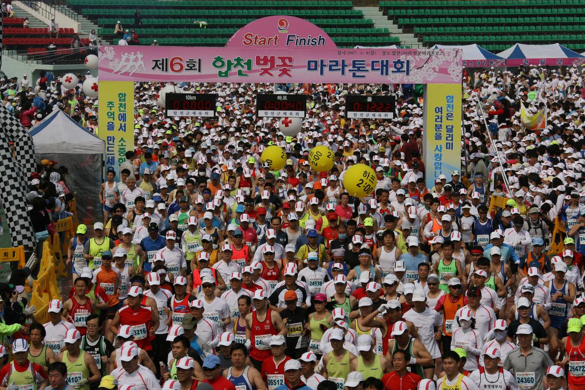 제6회 합천 벚꽃축제 마라톤대회