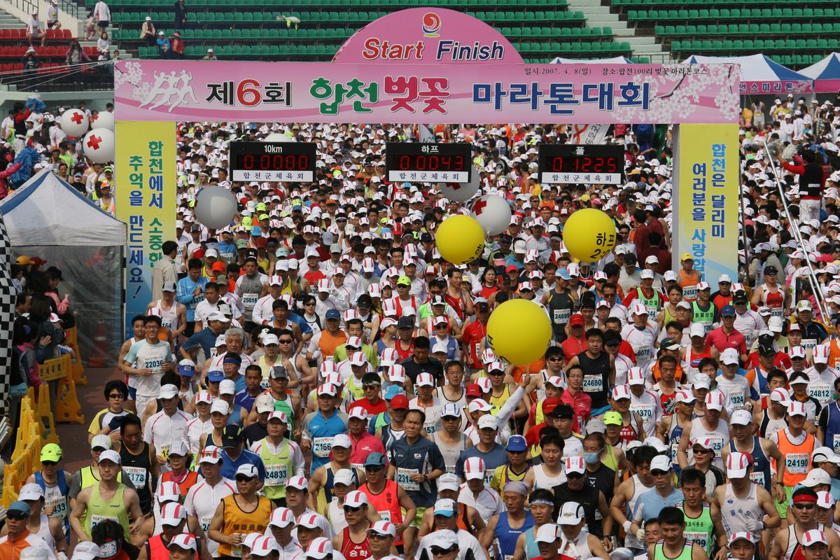 제6회 합천 벚꽃축제 마라톤대회