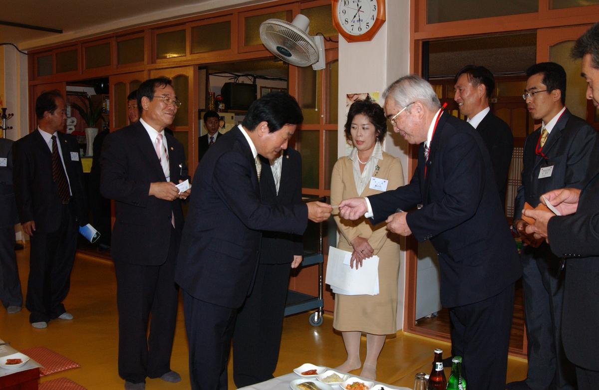 2006일본 교류 식사