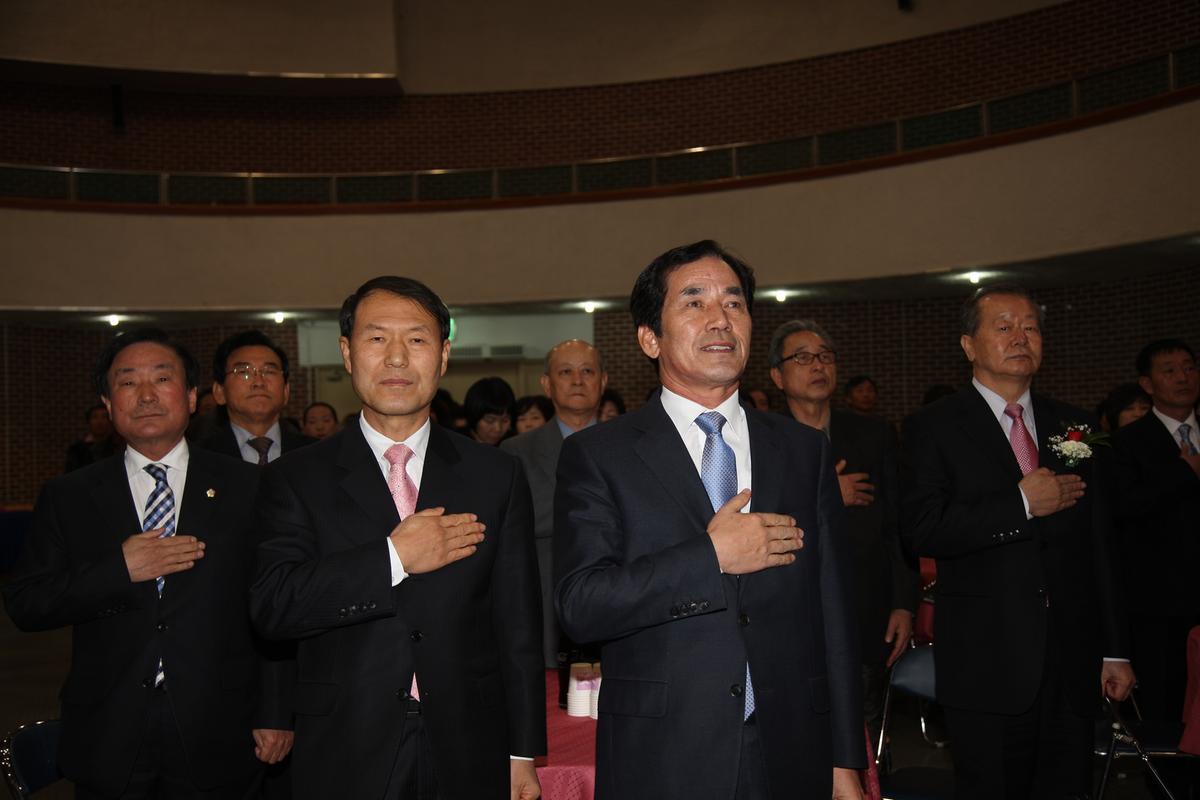 2012 한국예총천지회 지회장 이, 취임식