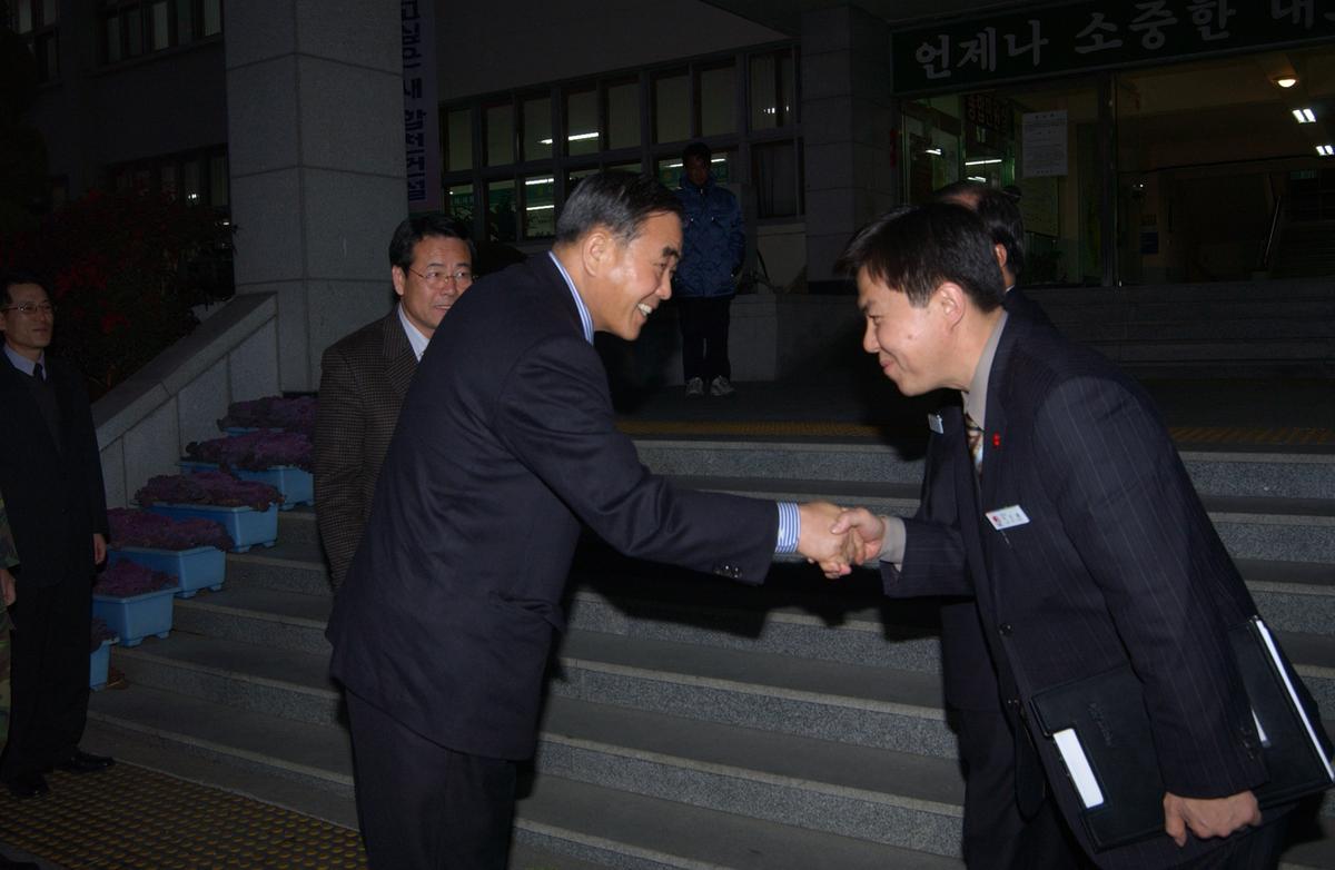 권영기 2군 사령관 초청 합천군 기관사회 단체장과의 간담회