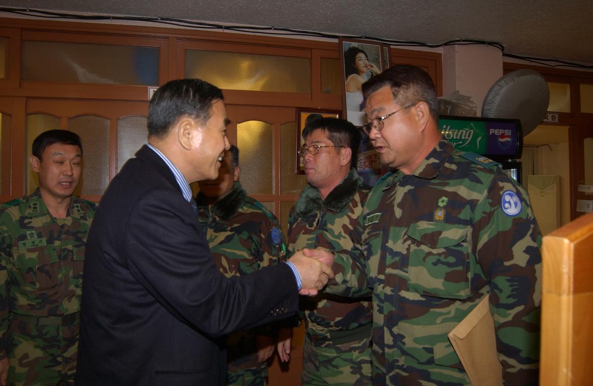 권영기 2군 사령관 초청 합천군 기관사회 단체장과의 간담회
