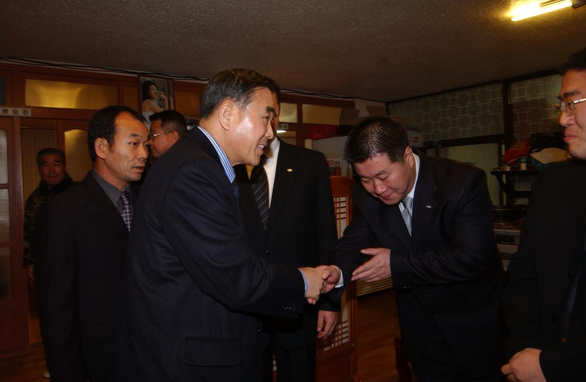 권영기 2군 사령관 초청 합천군 기관사회 단체장과의 간담회