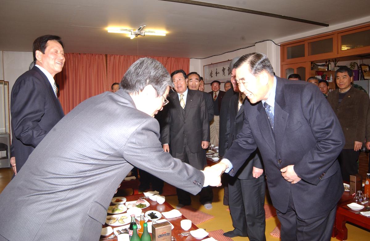 권영기 2군 사령관 초청 합천군 기관사회 단체장과의 간담회