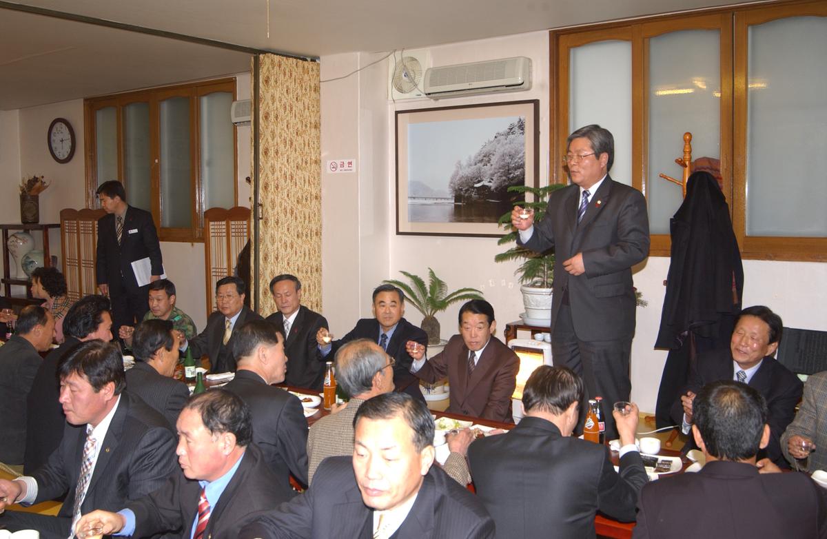 권영기 2군 사령관 초청 합천군 기관사회 단체장과의 간담회