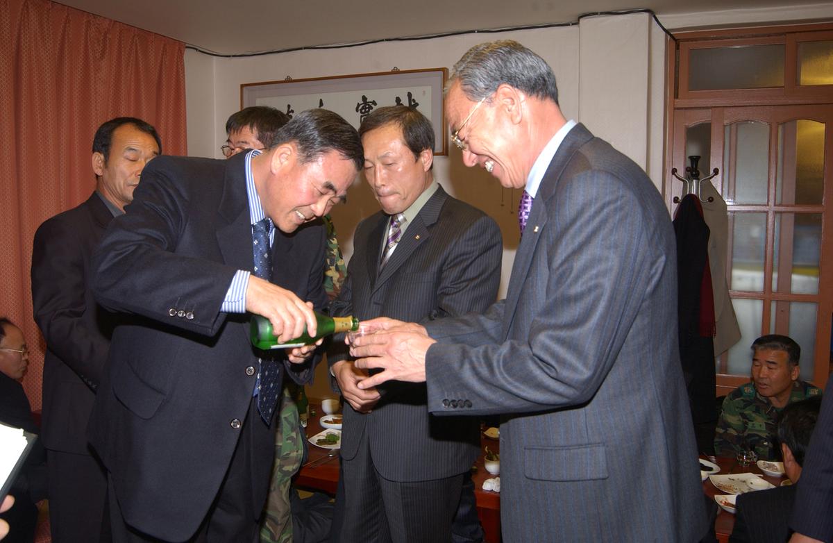 권영기 2군 사령관 초청 합천군 기관사회 단체장과의 간담회