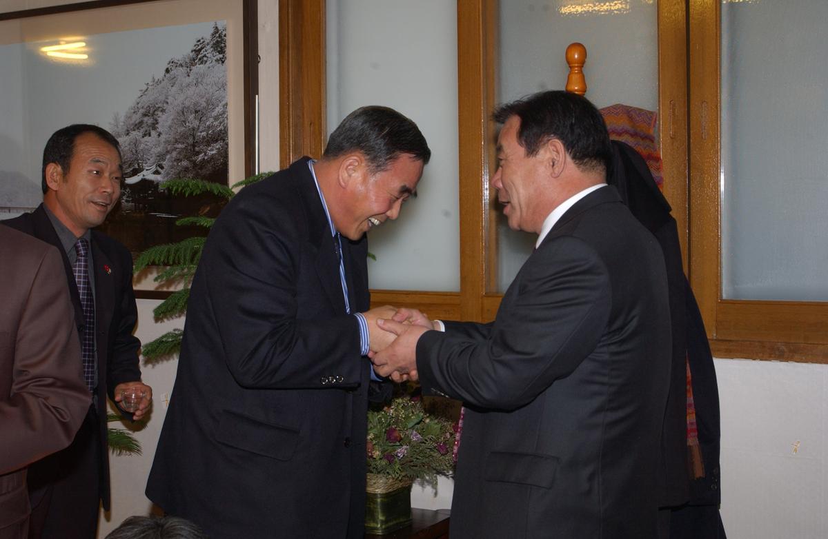 권영기 2군 사령관 초청 합천군 기관사회 단체장과의 간담회