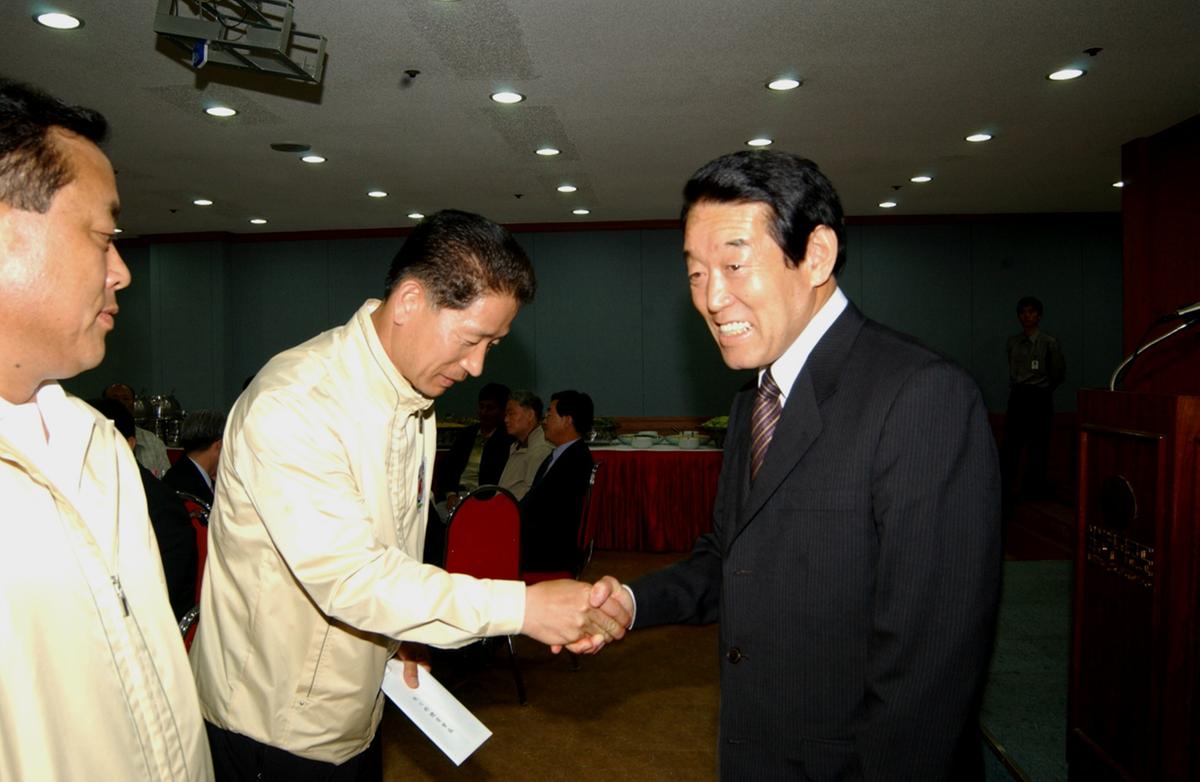 도민 체육대회 선수단 격려