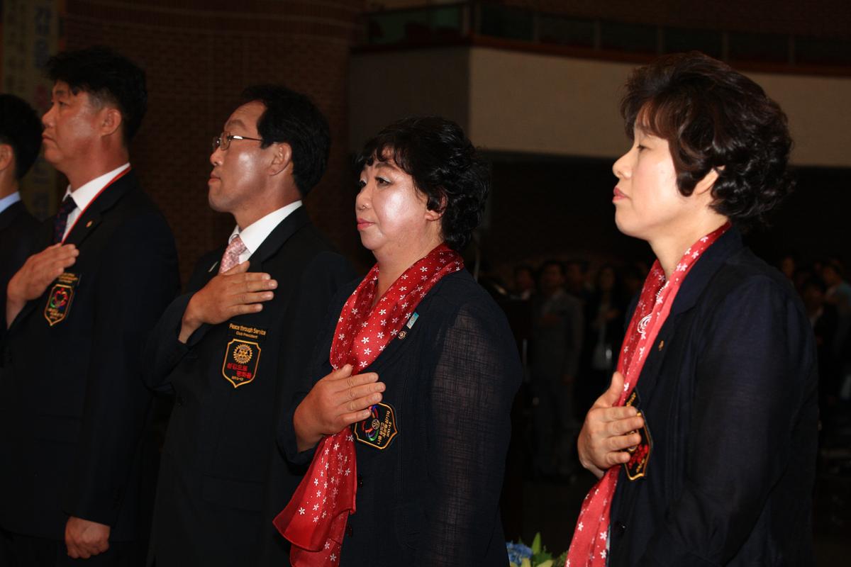 합천 국제로타리클럽 3590지구 회장 및 임원 이,취임식