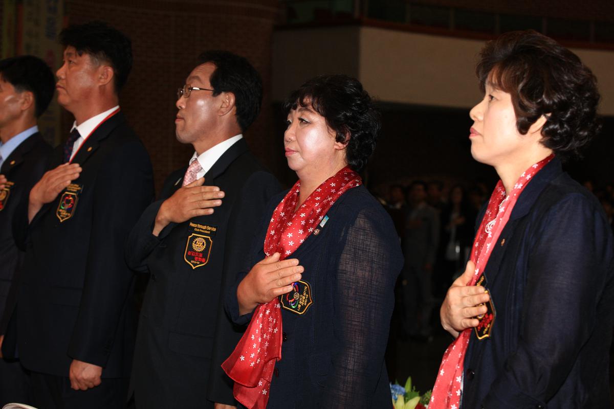 합천 국제로타리클럽 3590지구 회장 및 임원 이,취임식