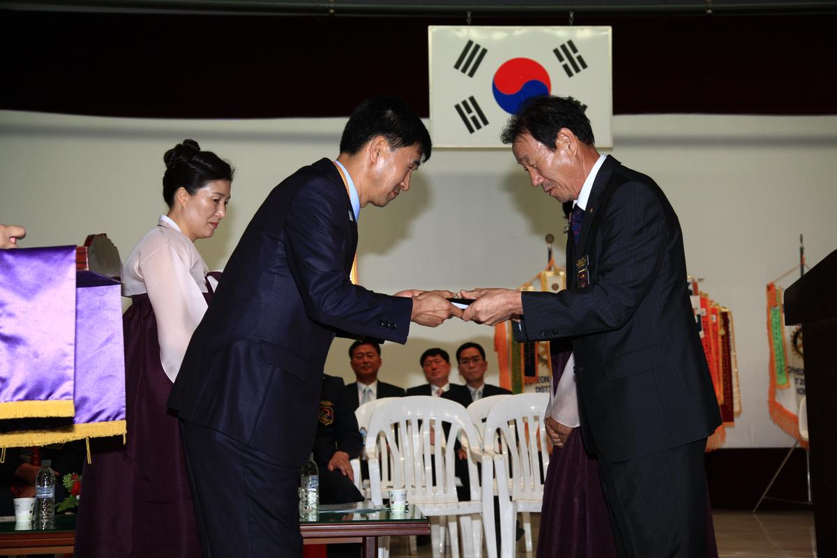 합천 국제로타리클럽 3590지구 회장 및 임원 이,취임식