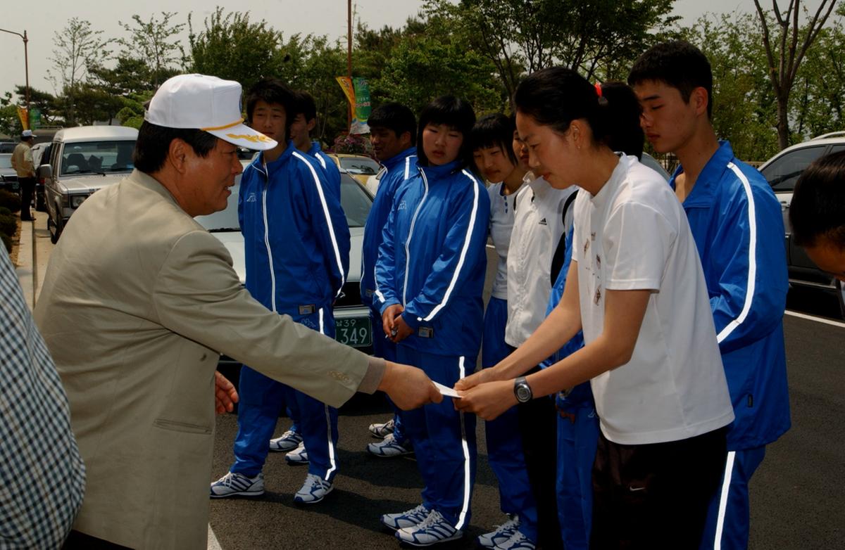 제44회 도민체육대회 선수단 격려