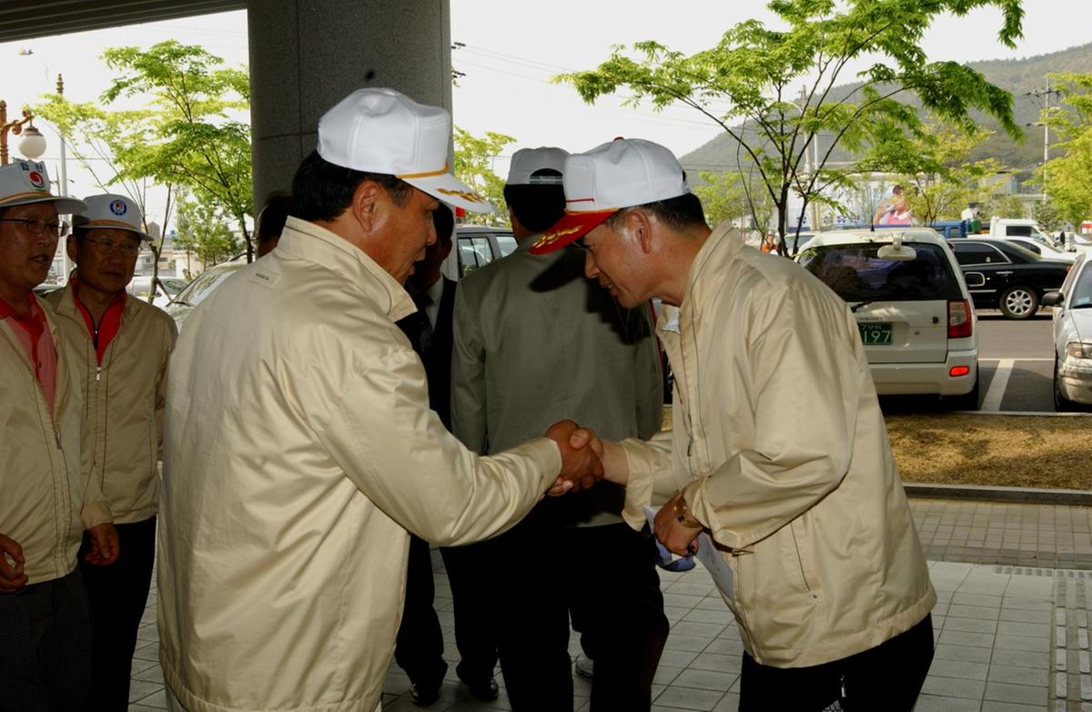 제44회 도민체육대회 선수단 격려