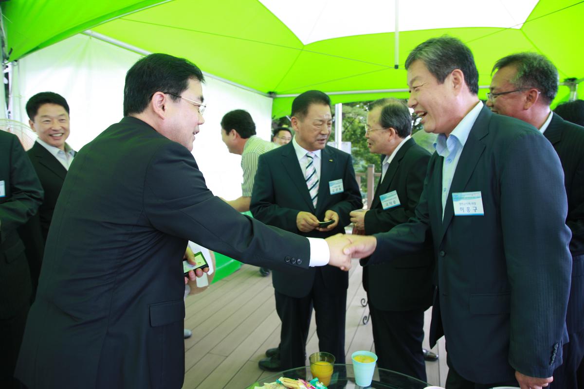 합천댐 수상태양광 상용모델 발전개시 기념식