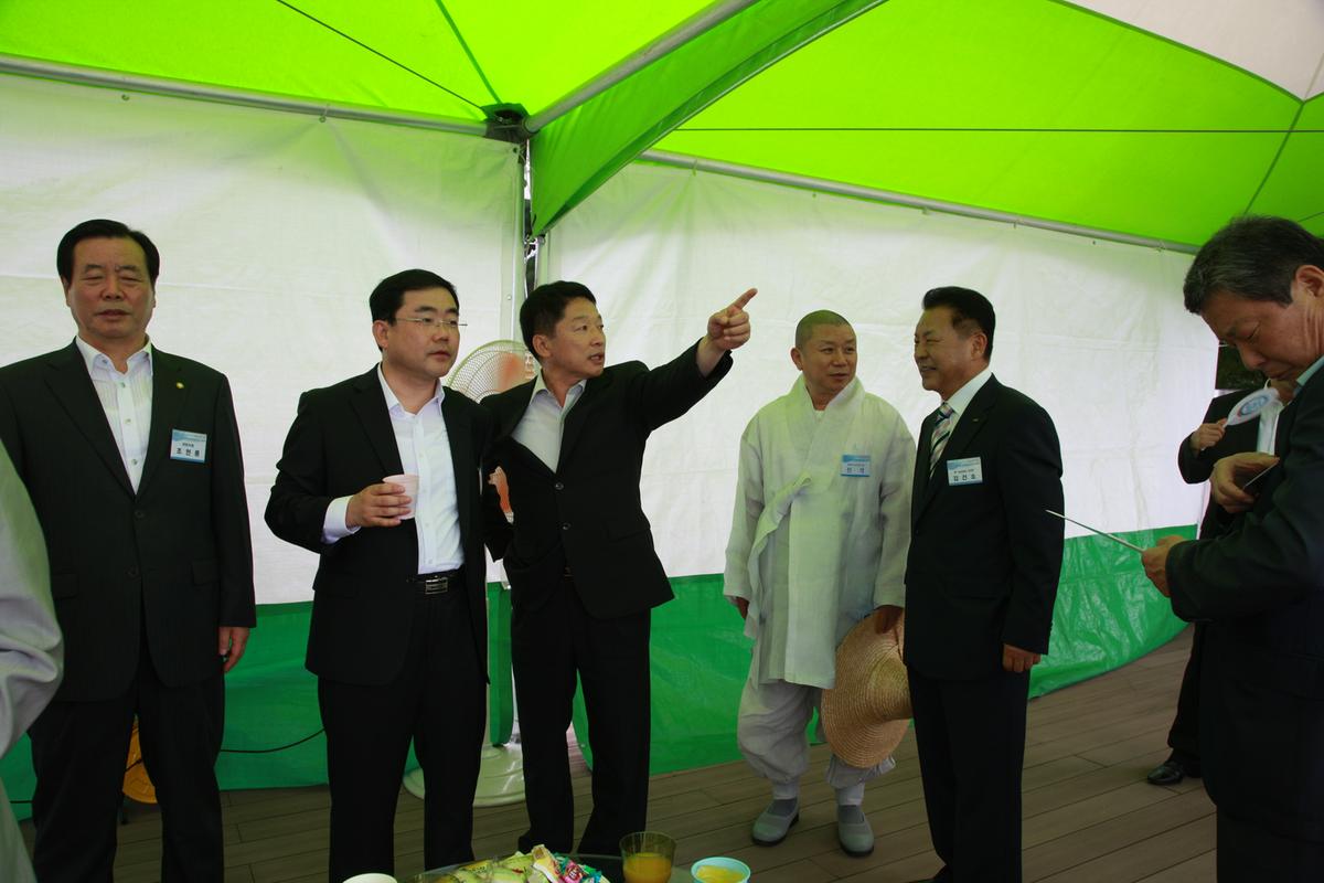 합천댐 수상태양광 상용모델 발전개시 기념식