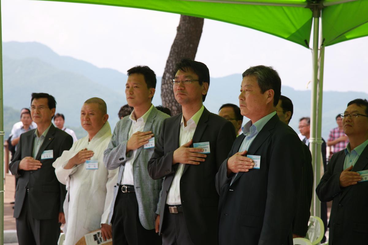 합천댐 수상태양광 상용모델 발전개시 기념식