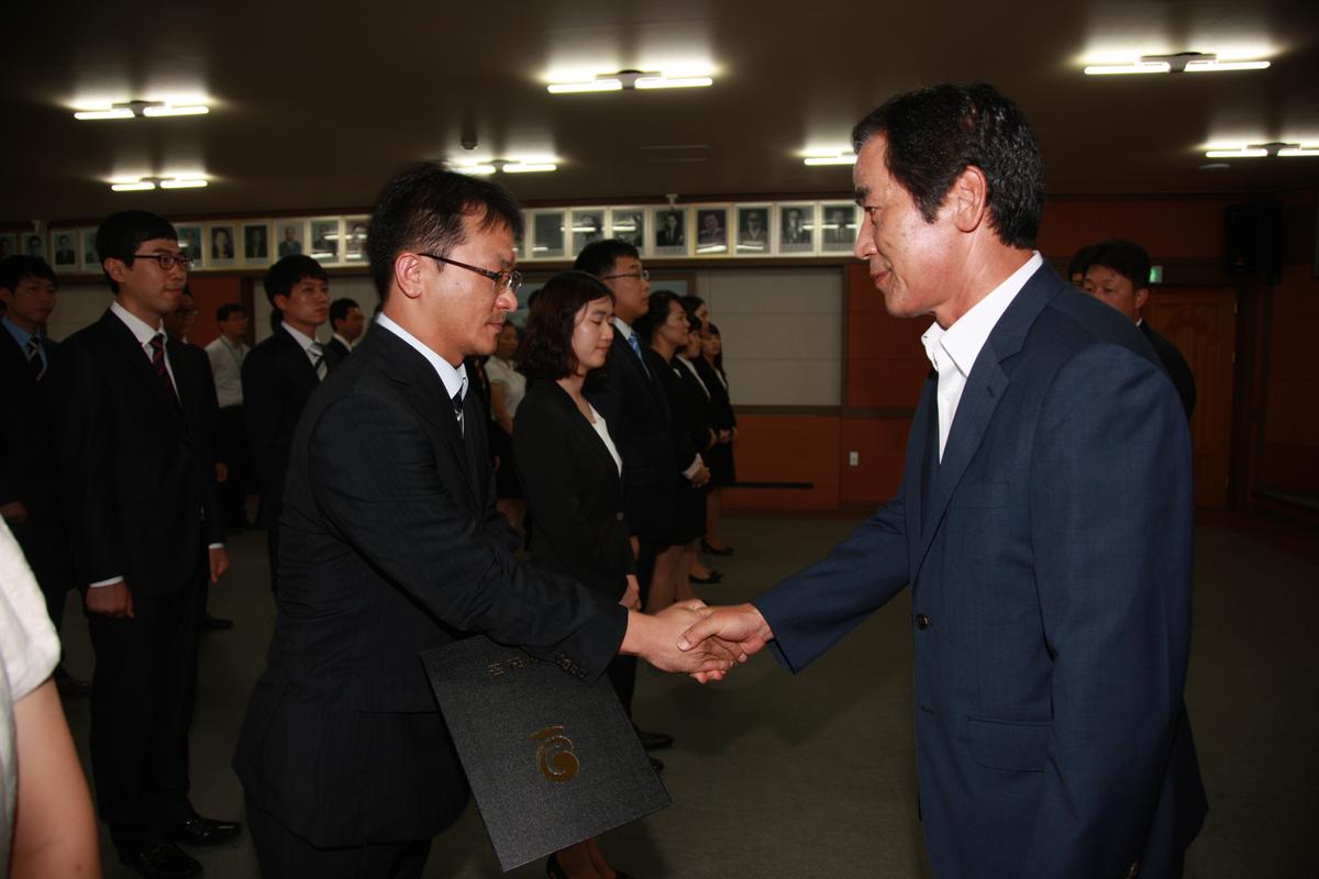 2012년 8월10일 임명식