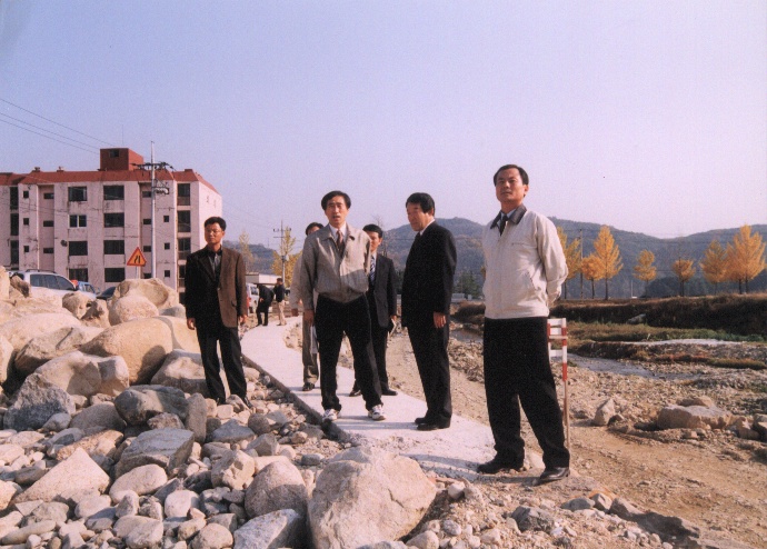 합천수해복구현장