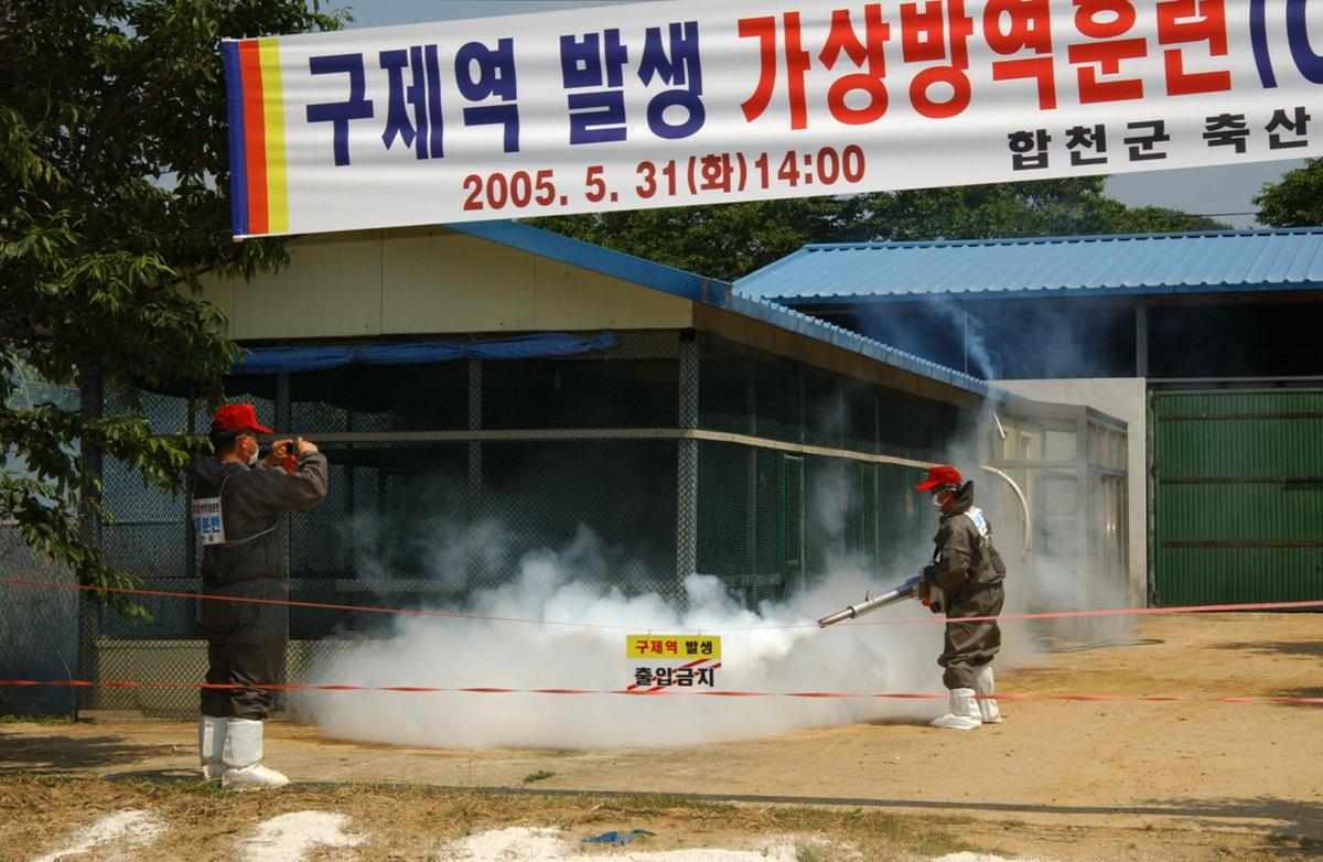 구제역 발생 가상방역훈련