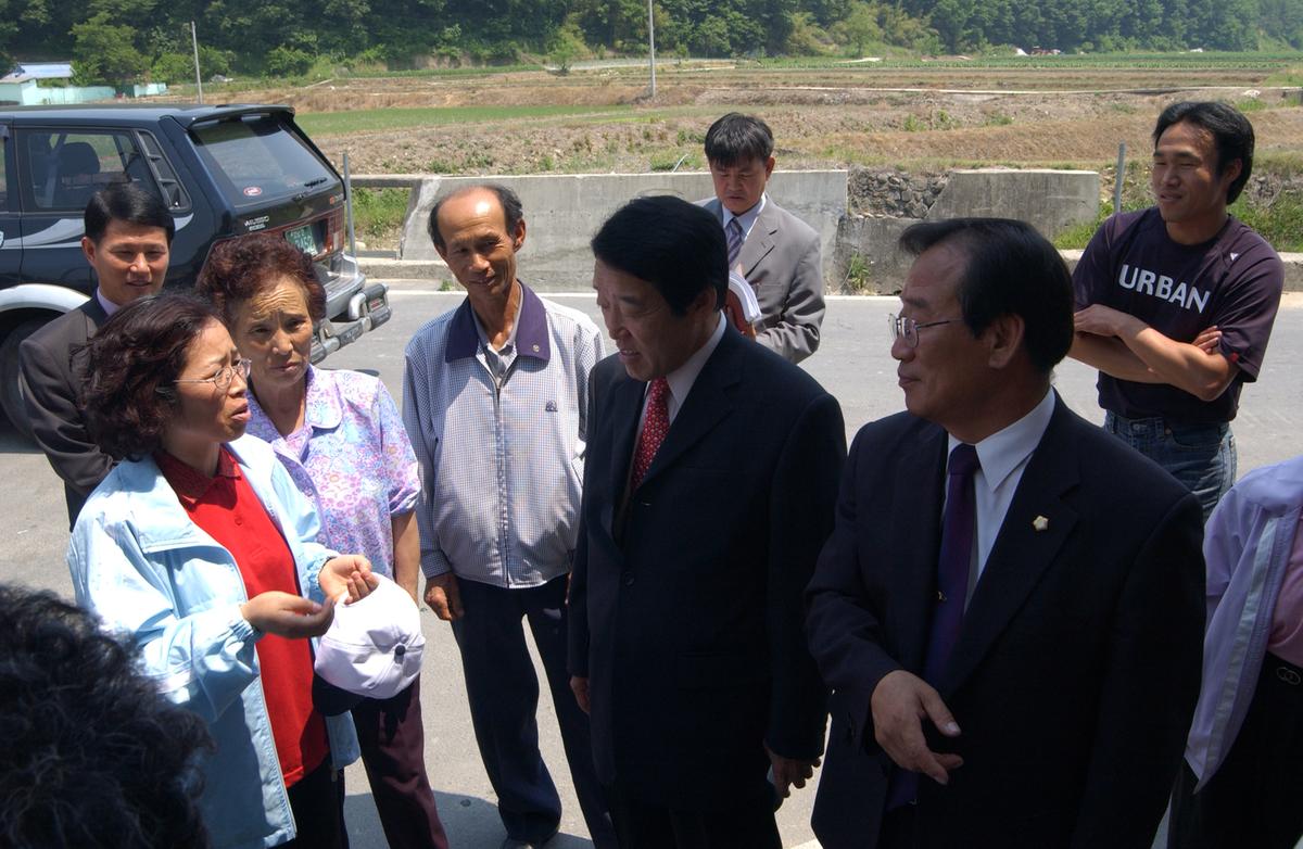 삼가동리 주민 방문 및 인평마을 할머니 경로당 준공식