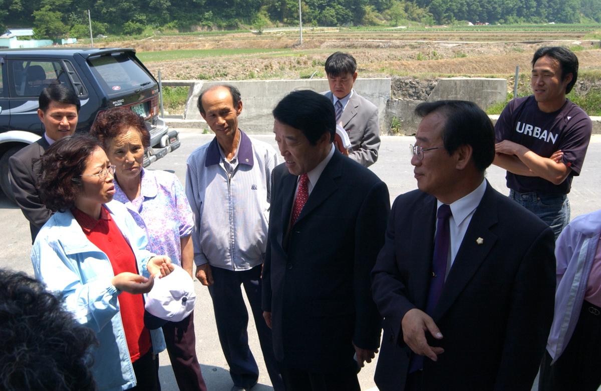 삼가동리 주민 방문 및 인평마을 할머니 경로당 준공식