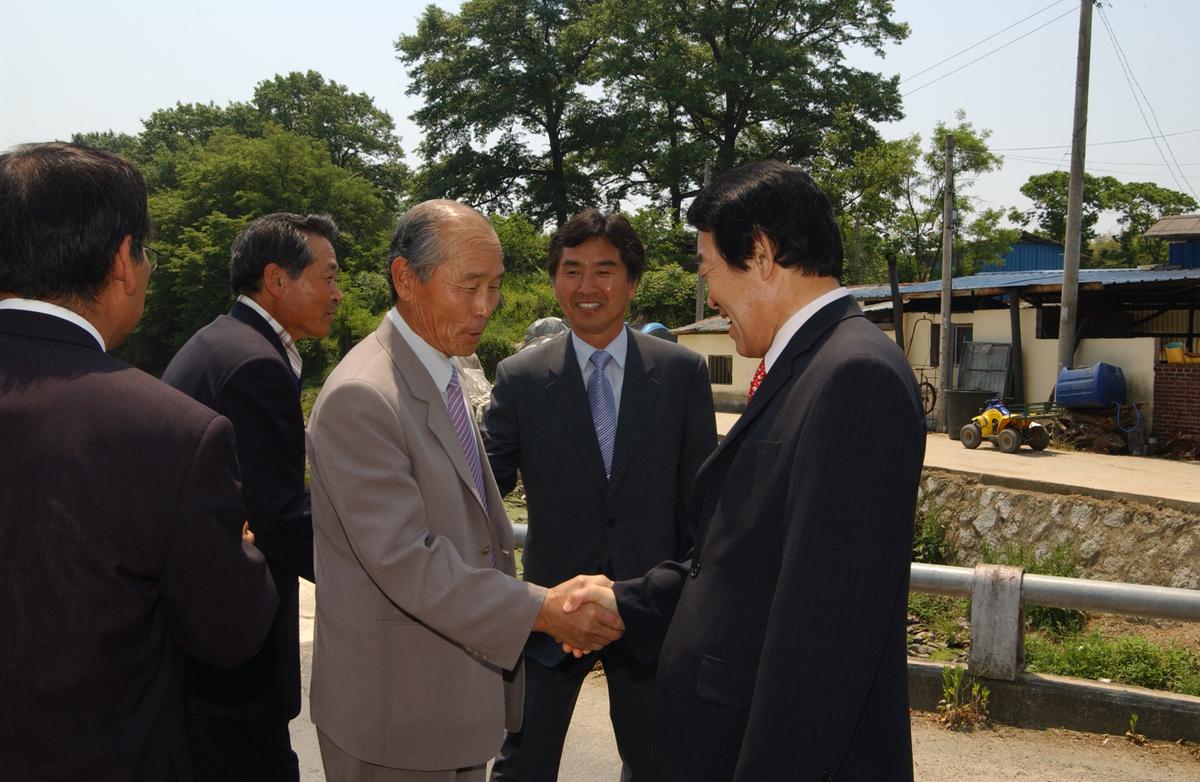 삼가동리 주민 방문 및 인평마을 할머니 경로당 준공식