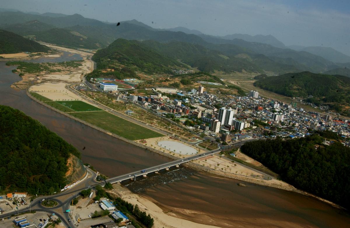합천 항공사진