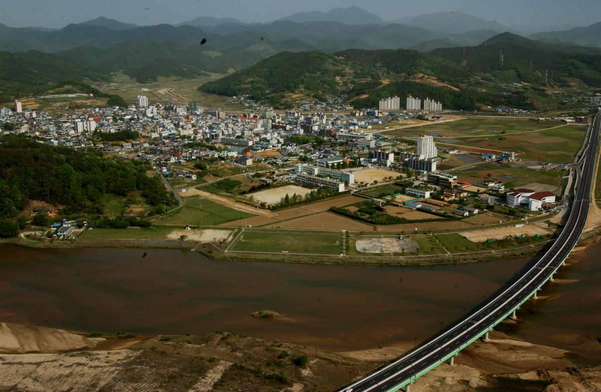합천 항공사진