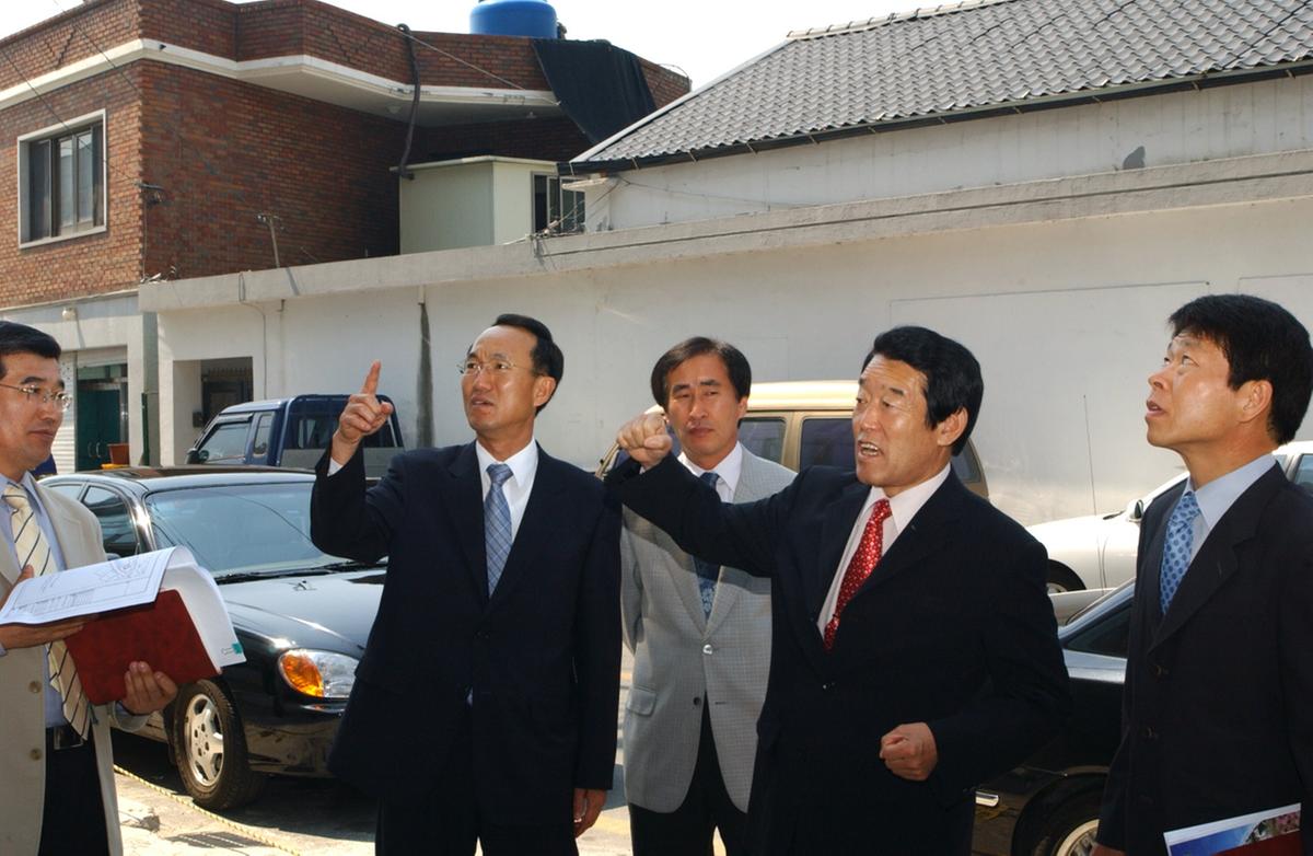 복지회관 건설현장방문