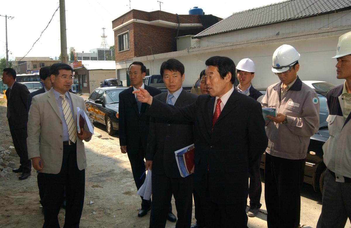 복지회관 건설현장방문