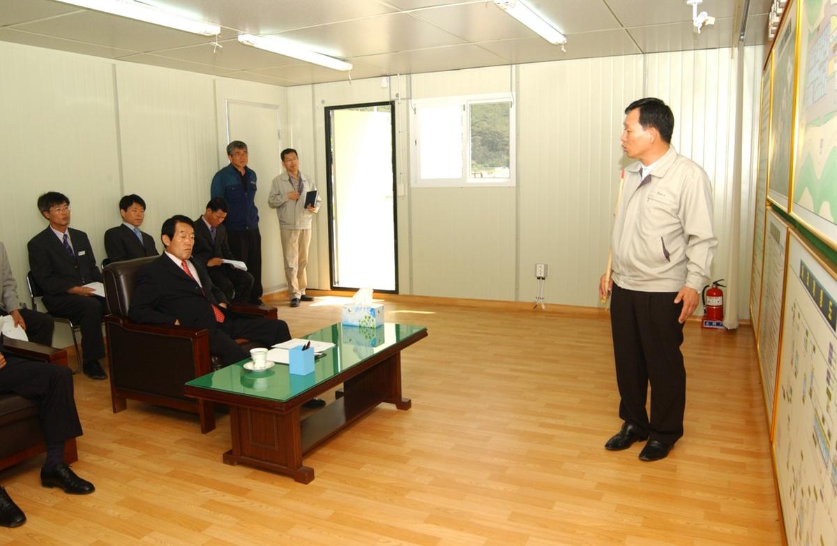 축산폐수공사현장 방문