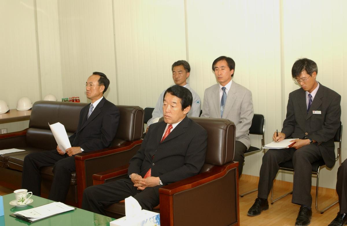 축산폐수공사현장 방문