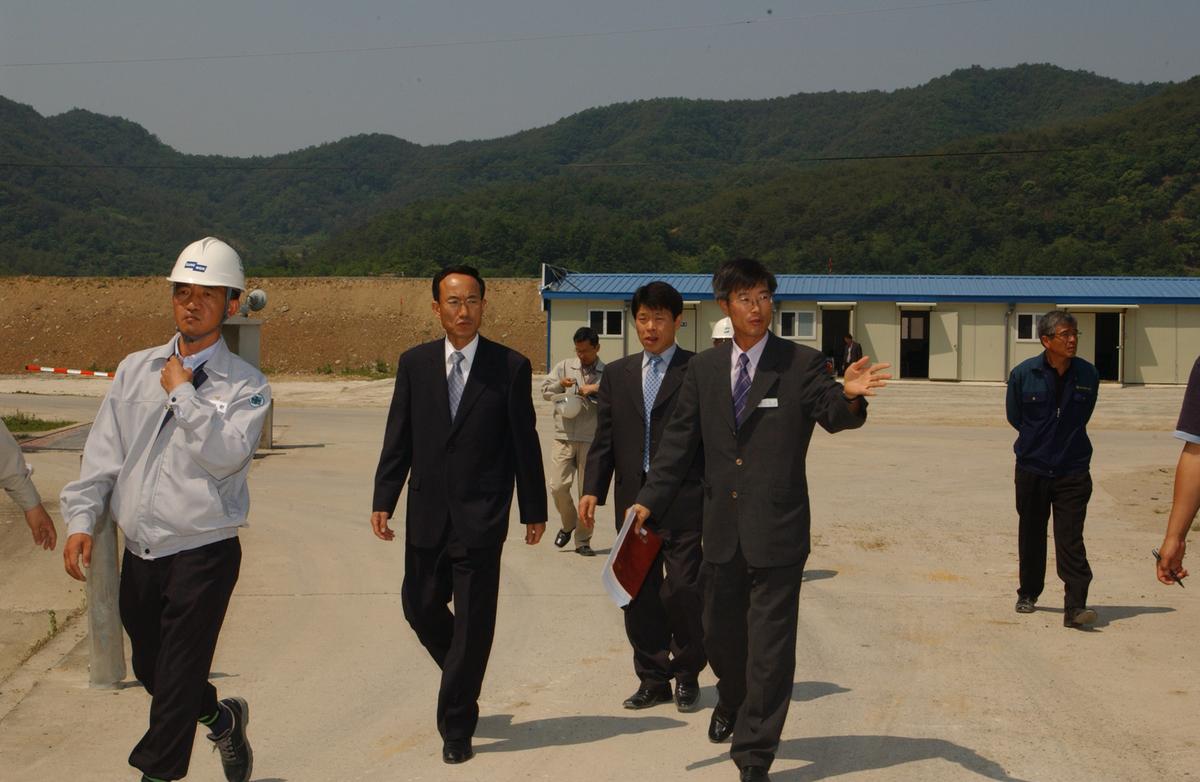 축산폐수공사현장 방문