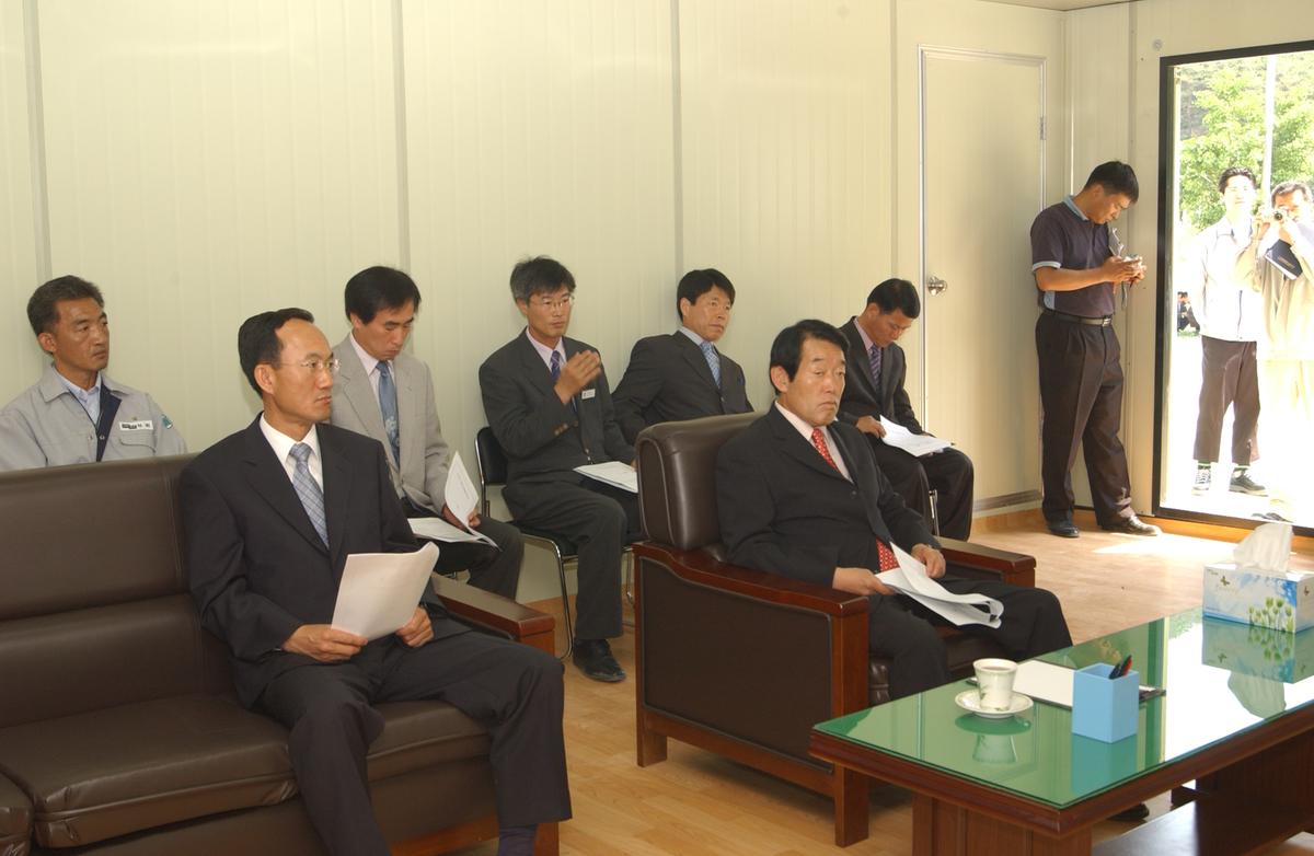 축산폐수공사현장 방문