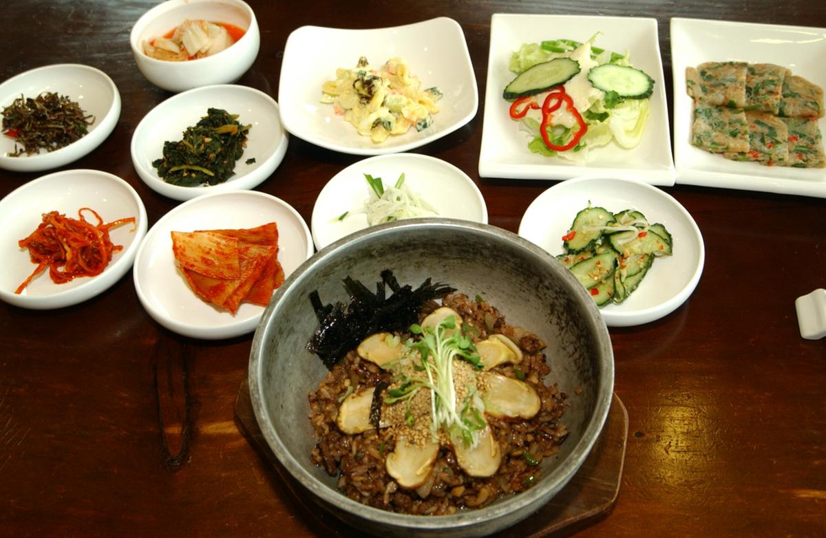 송이덮밥