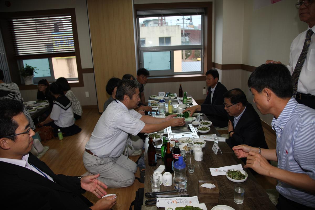 일본 삼풍시 중학생 합천군 방문단 환영회