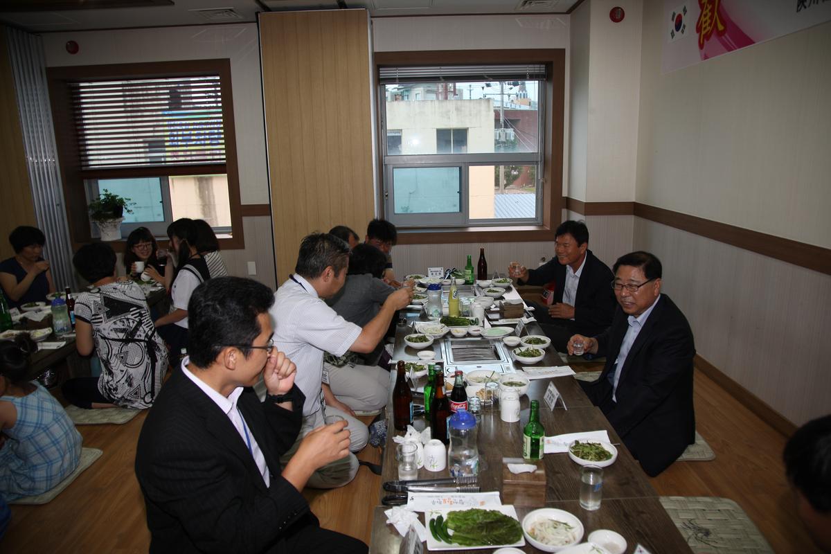 일본 삼풍시 중학생 합천군 방문단 환영회